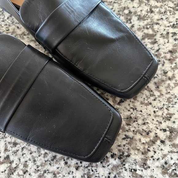 INTENTIONALLY BLANK x Anthropologie Pinky Loafer Ballet Flat Casual Black Sz. 7 - Picture 9 of 13